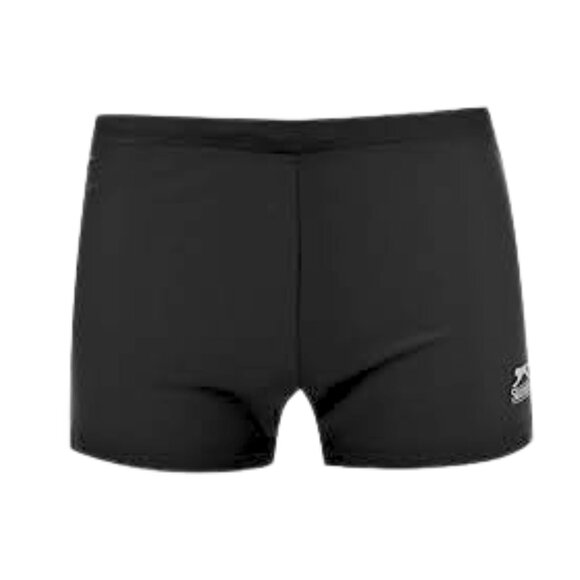 Slazenger Men's Swim Boxer Shorts – Black/White – Size 4XL - Picture 1 of 5